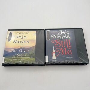 Jojo Moyes Audiobook CD Set The Giver of Stars & Still Me Unabridged Ex-Library